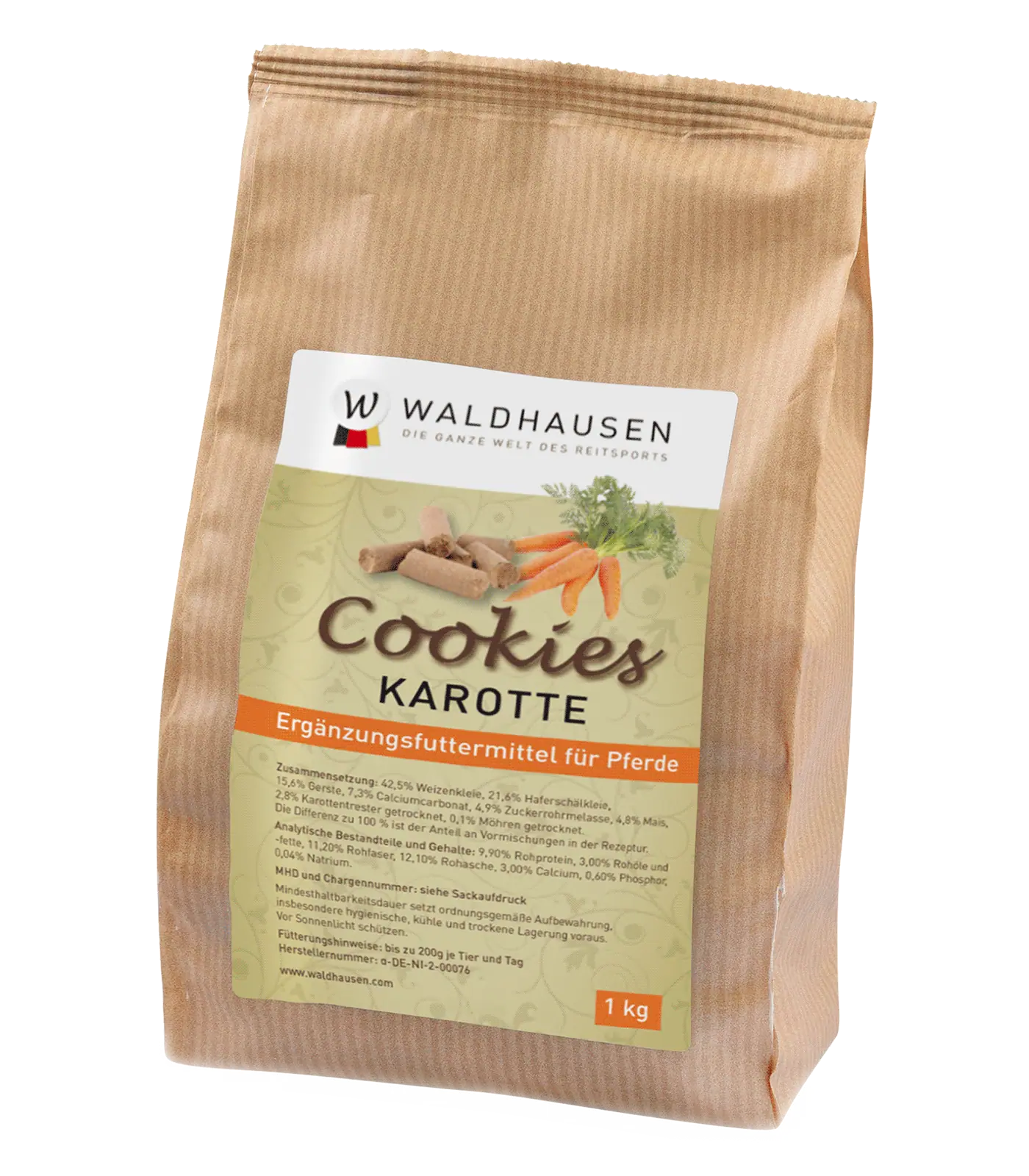 Waldhausen Sárgarépás Süti Lónak Vitaminokkal, 1 kg