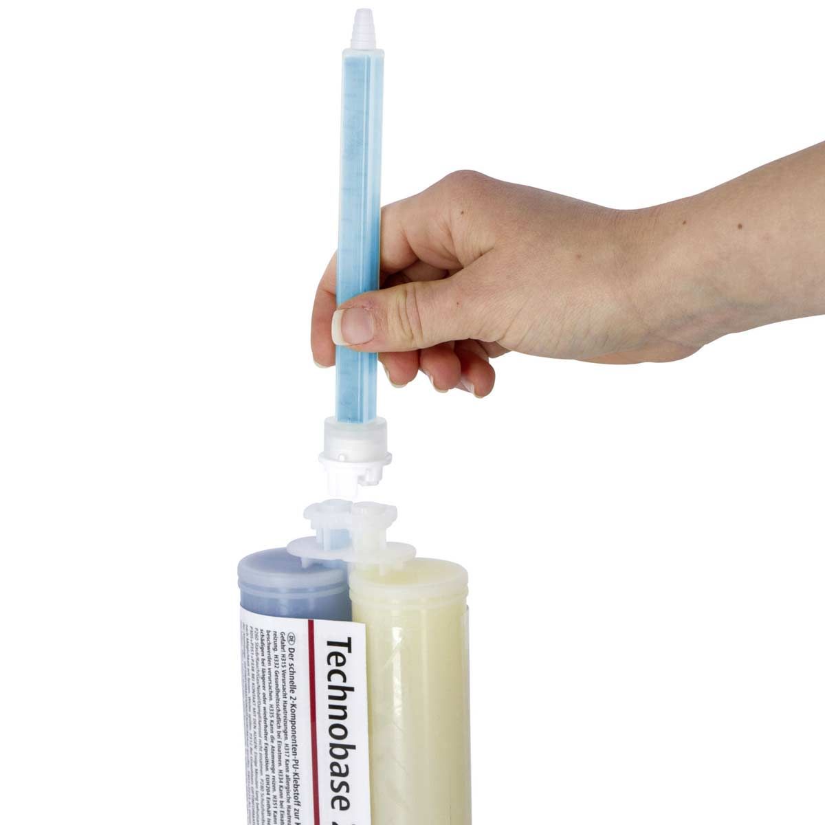 Kerbl Technobase 2CB Klauenkleber, Zweikomponentenkleber für Klauenpflege, Kartusche 200 ml