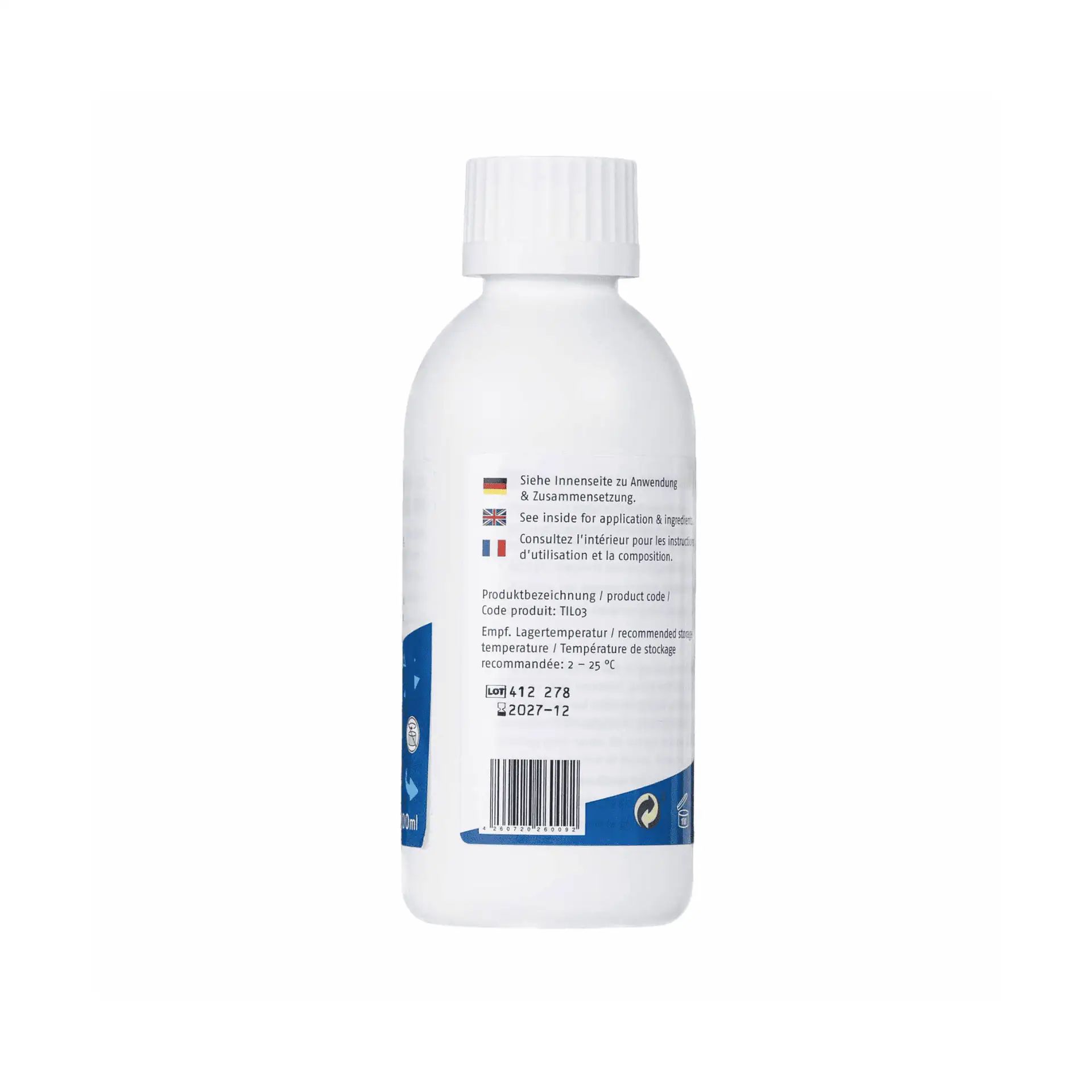bitopEQUI LUNG Complete plus Soluție pentru Nebulizator Cai 200 ml, vedere din spate