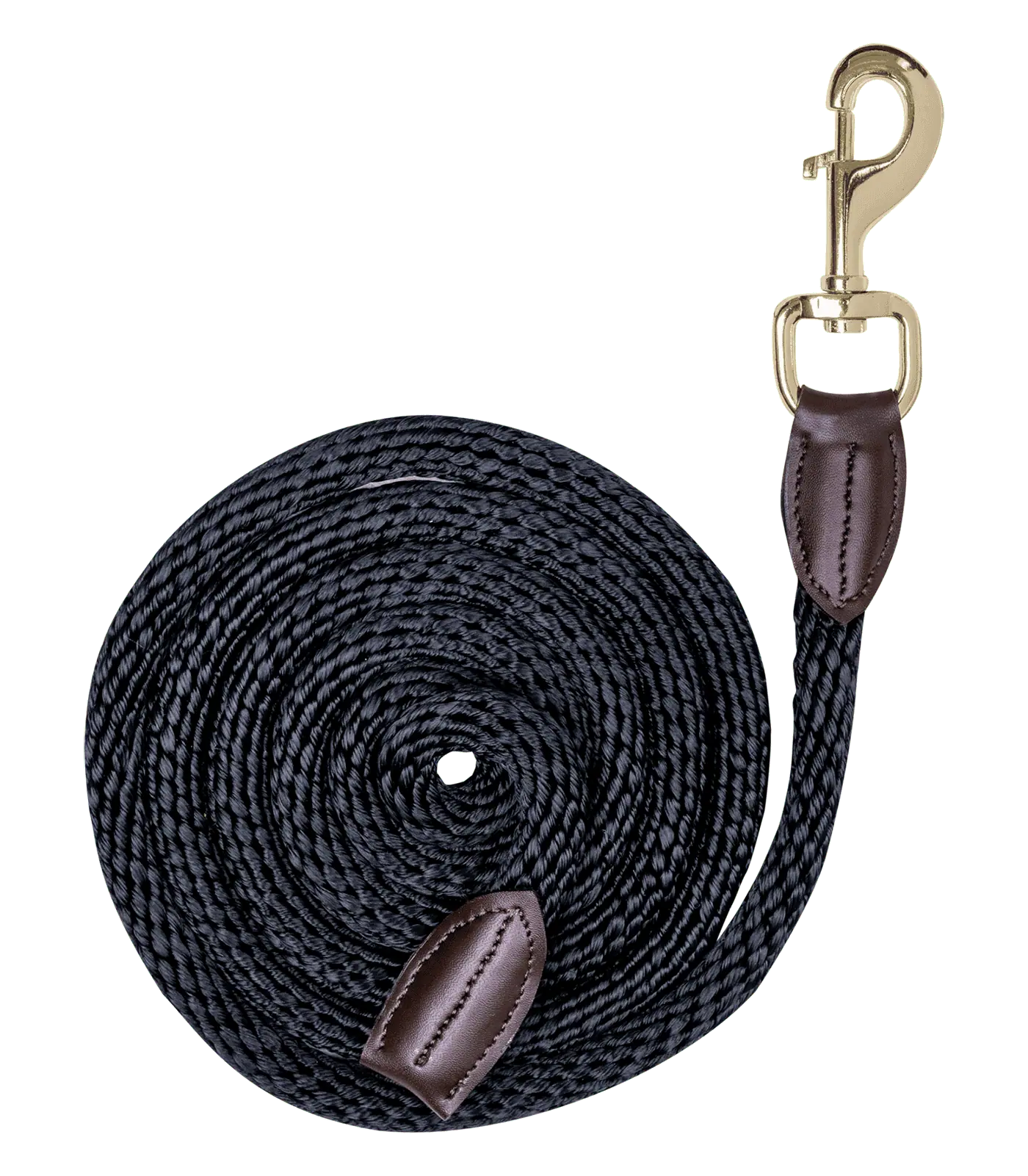 Waldhausen Longe Exclusive avec mousqueton pour chevaux, bleu nuit