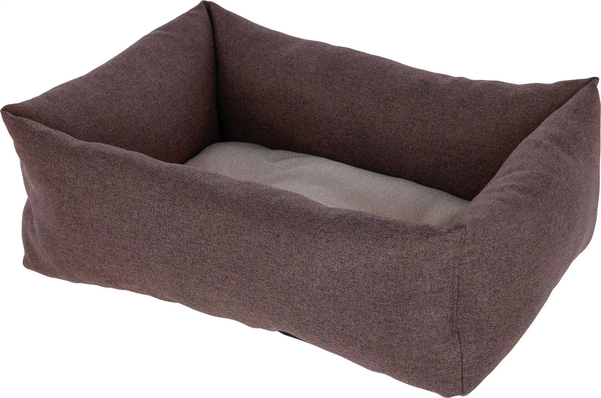 Panier pour chien Kerbl Ely, lit chien & chat marron/beige, 70x60 cm