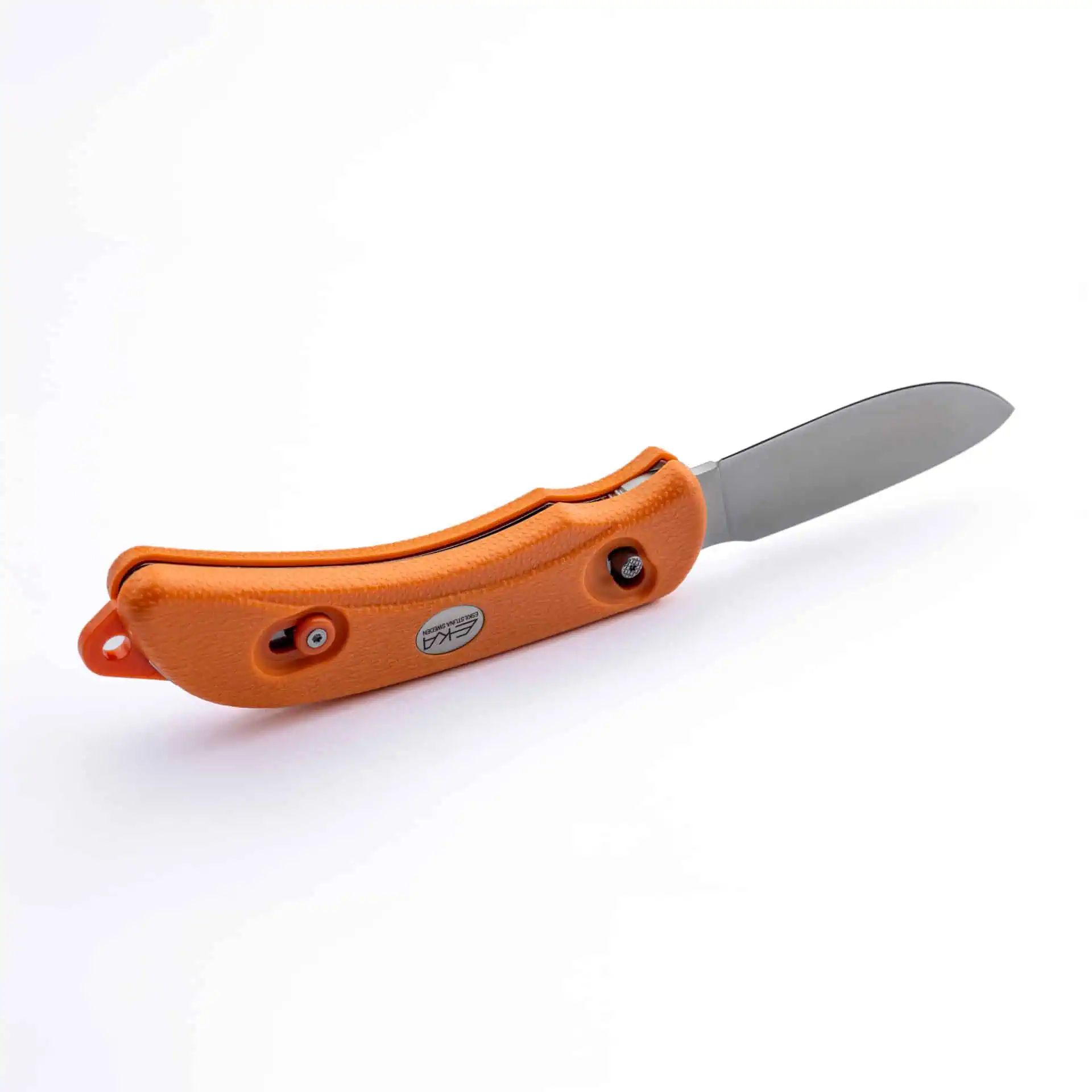 EKA Kniv SwedBlade G6, Jaktkniv med utbytbart vändbart blad, detaljbild, förslutning