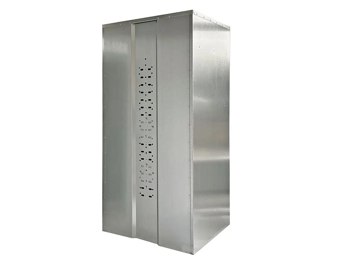 Growi Sattelschrank Western, Zylinder- oder Vorhangschloss, Zylinderschloss, 190 x 90 x 75 cm