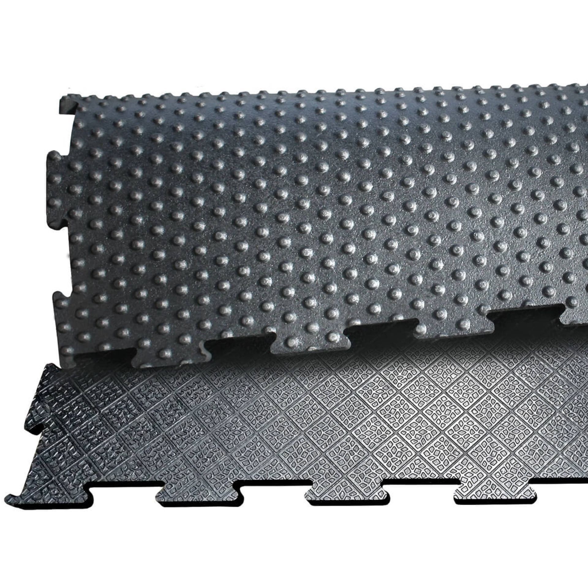 Tapis de paddock Belmondo 100x100x2,4 cm, caoutchouc antidérapant