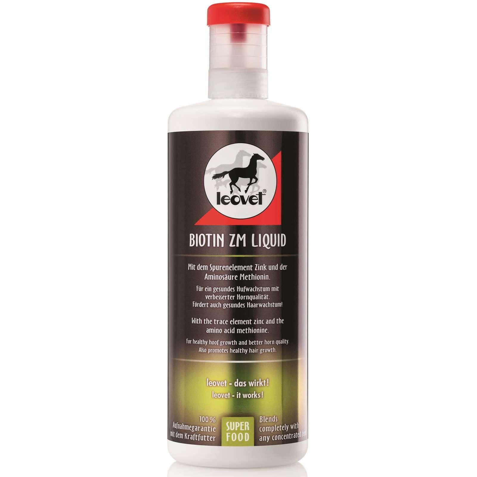 Leovet Biotin ZM Liquid Supplement for Horses, 1 L