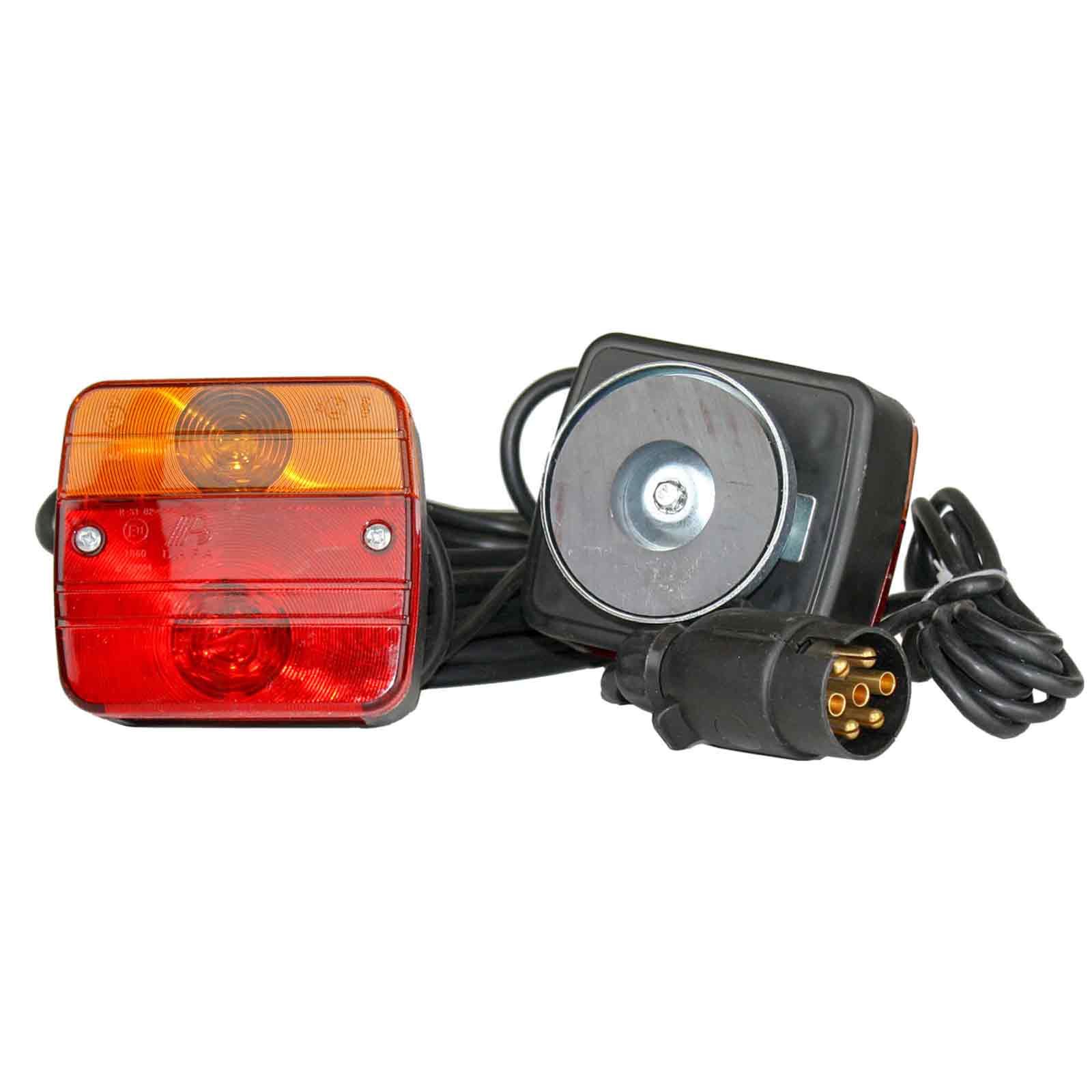 Lighting Set For The Rear Carrier Magnetic, what's included
