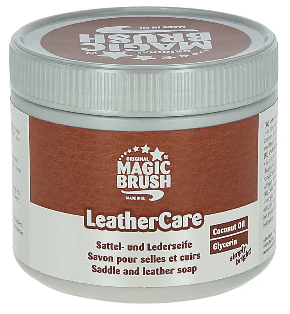 MagicBrush Saddle & Leather Soap, Leather Care 500 ml