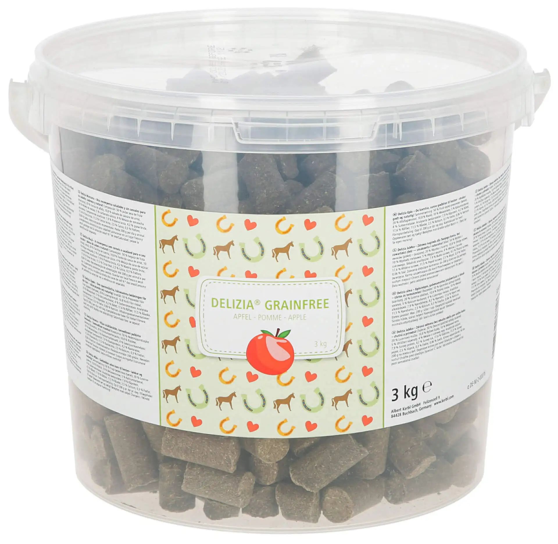 Kerbl Delizia GrainFree jutalomkocka alma, gabonamentes, 3 kg