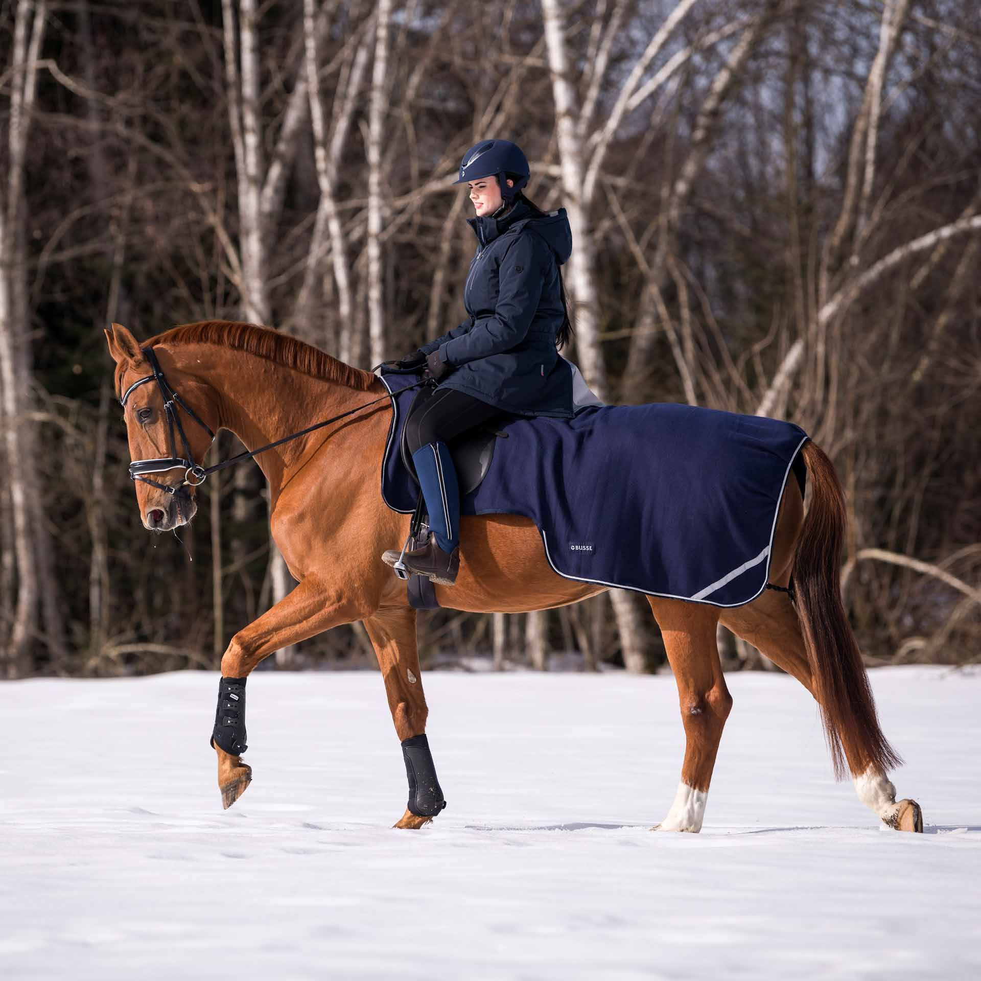 BUSSE Ridmatta FLEECETRAINER III 125 navy
