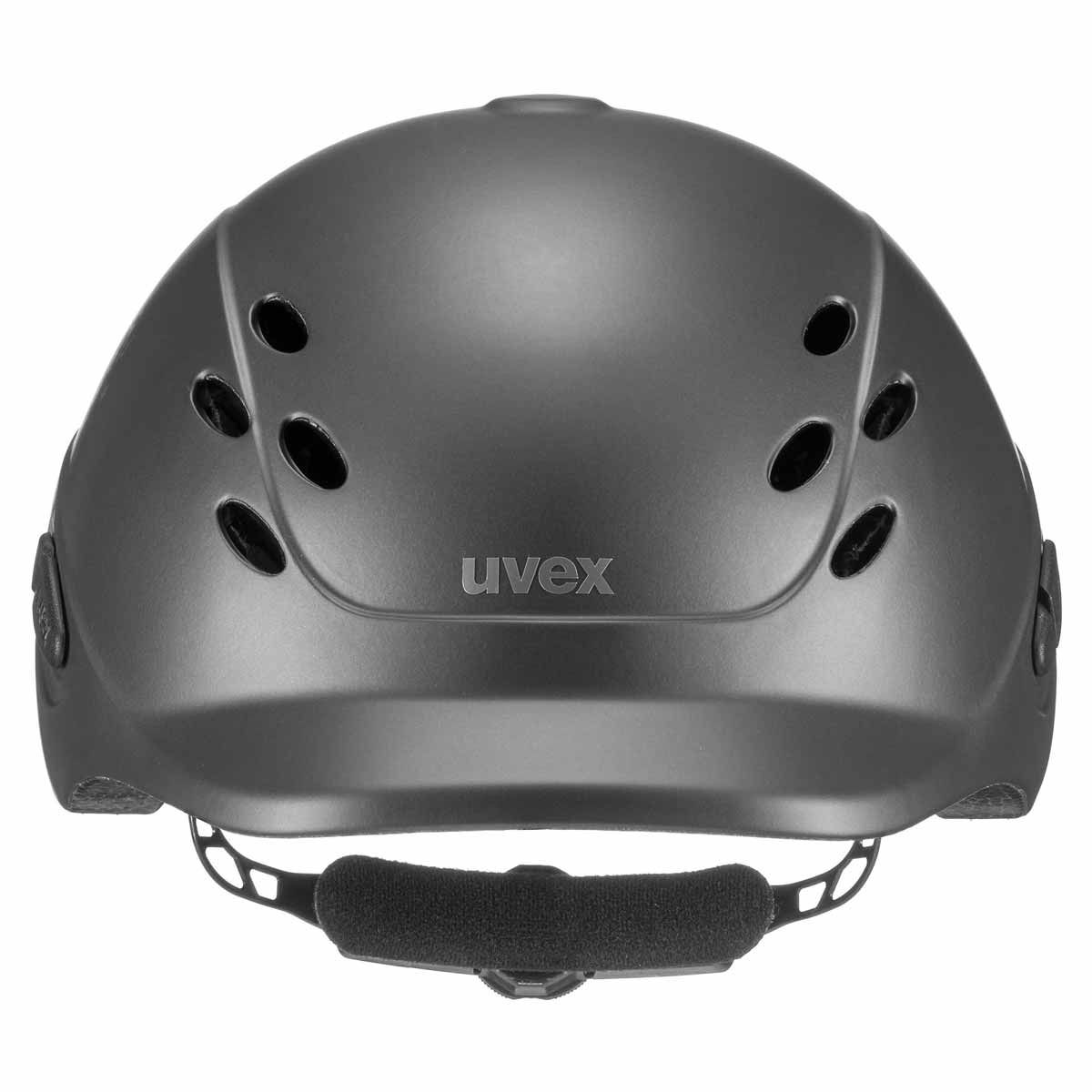 Casque d'équitation uvex onyxx décor pour enfants, motifs princesse et poney, vue arrière