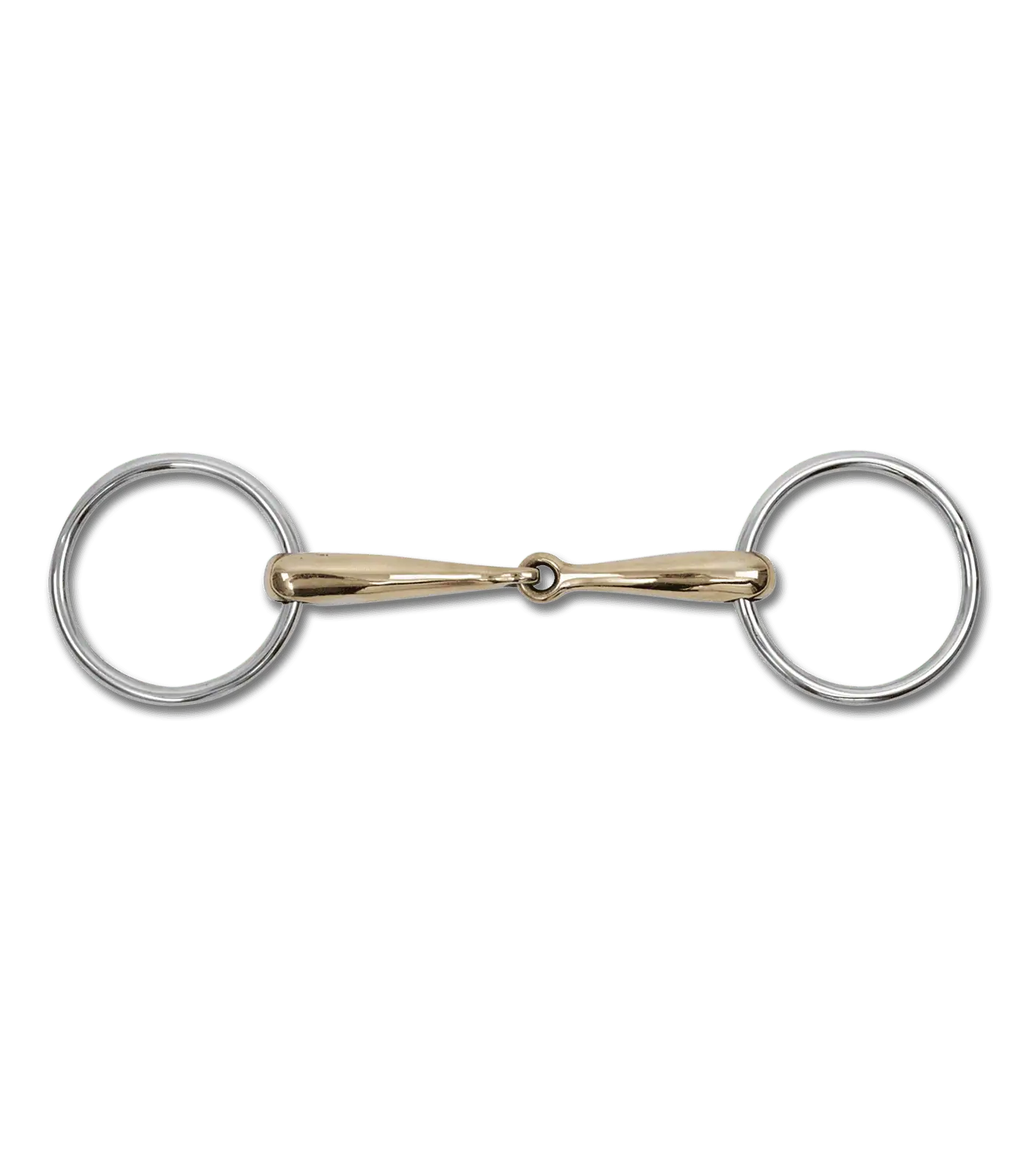 Waldhausen Cupris Wassertrense einfach gebrochen, Kupfergebiss für Pferde, massiv 14,5 cm