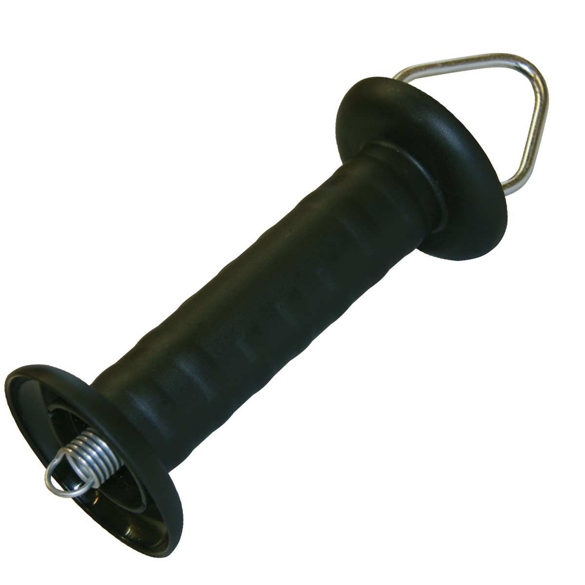 Poignée de porte avec crochet à oeillet noir