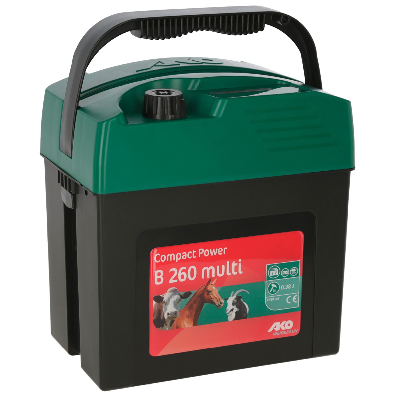 Ako Compact Power B 260 multi Weidezaungerät 9V / 12V / 230V, 0,38 Joule