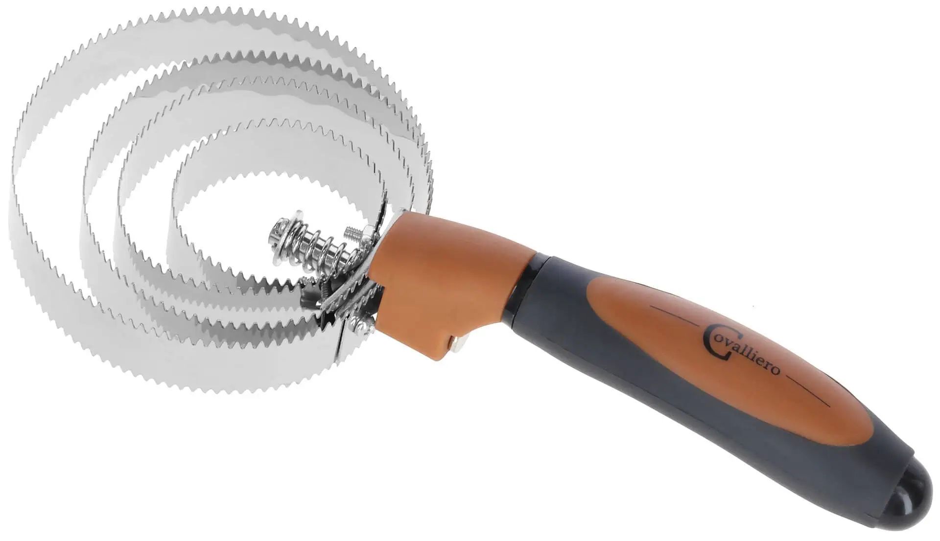 Covalliero Perie spirală 2K pentru cai, mâner ergonomic