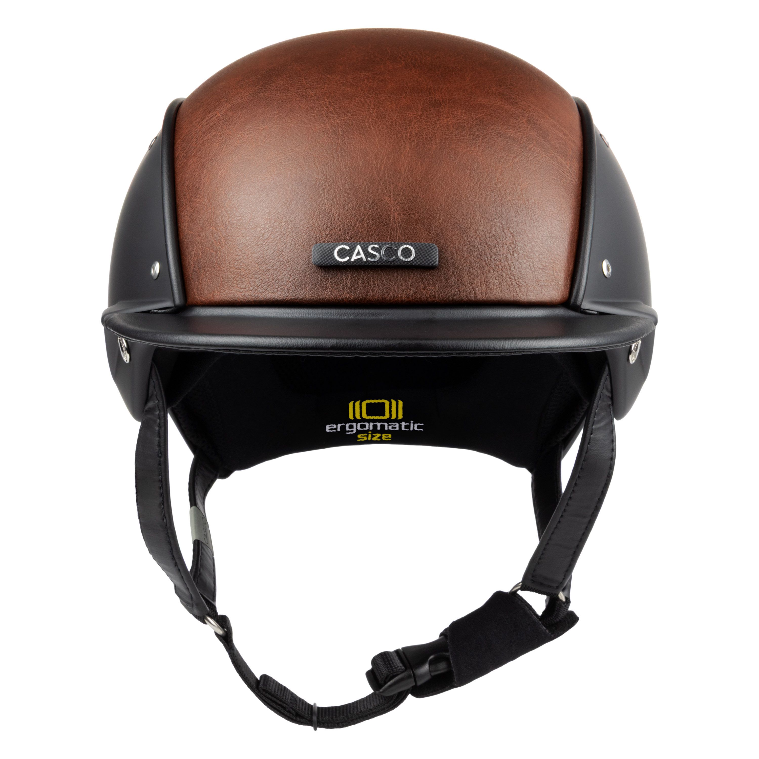 Casco APART Eden Mahogany casque d'équitation brun acajou, vue de face