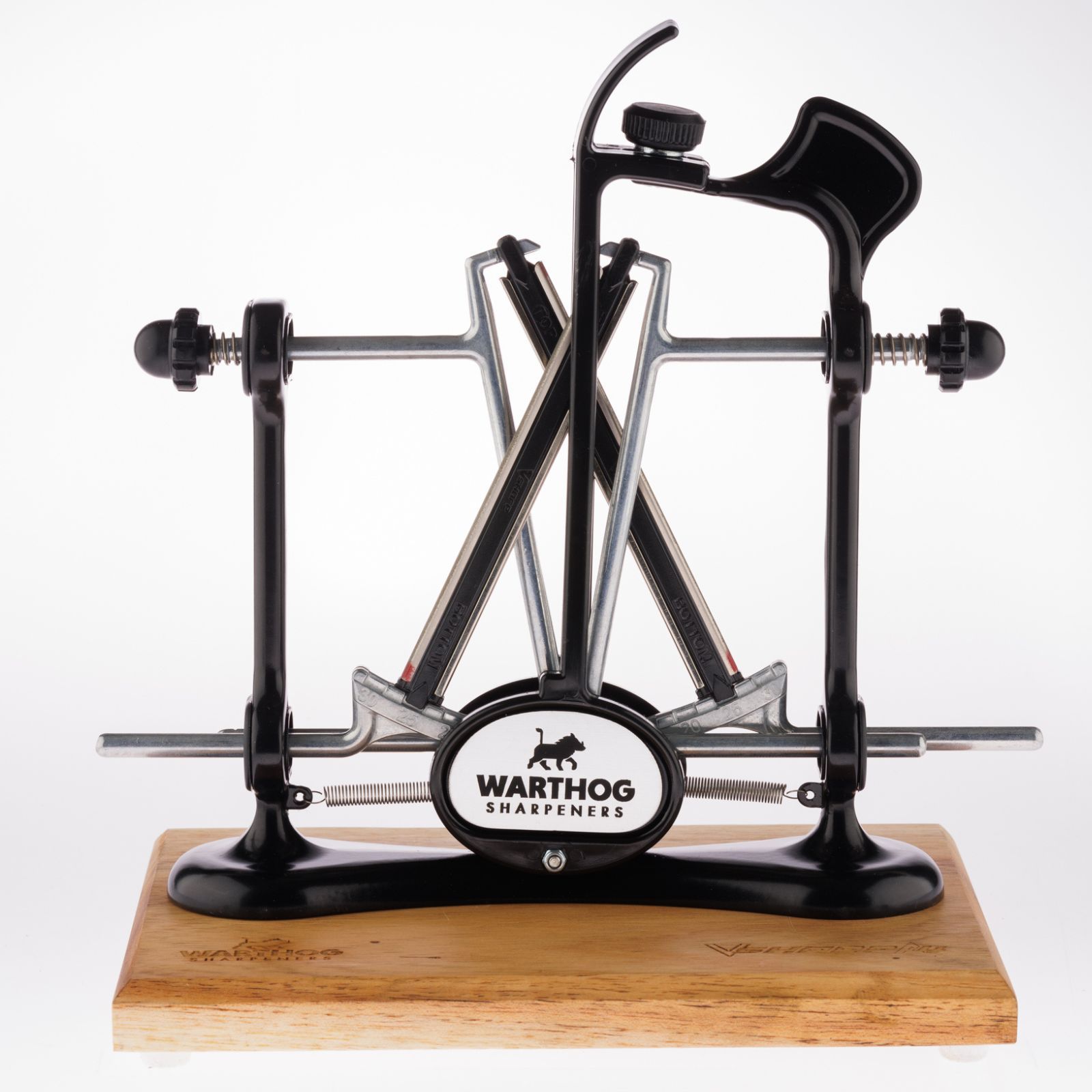 V-Sharp A4 ELITE Affilacoltelli professionale con angolazione regolabile, vista frontale