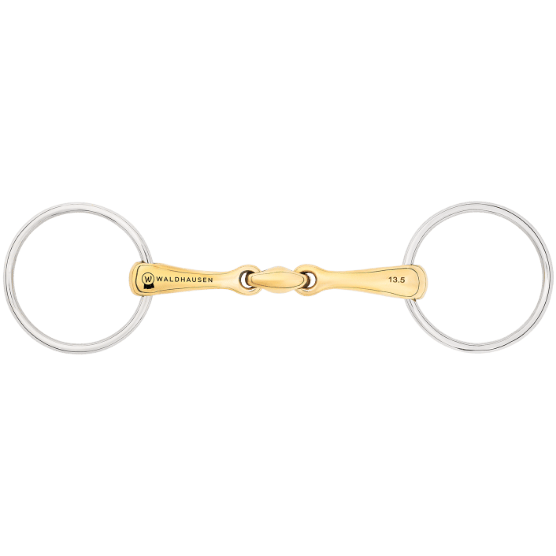 Waldhausen Cyprium Loose Ring Snaffle, double jointed bit