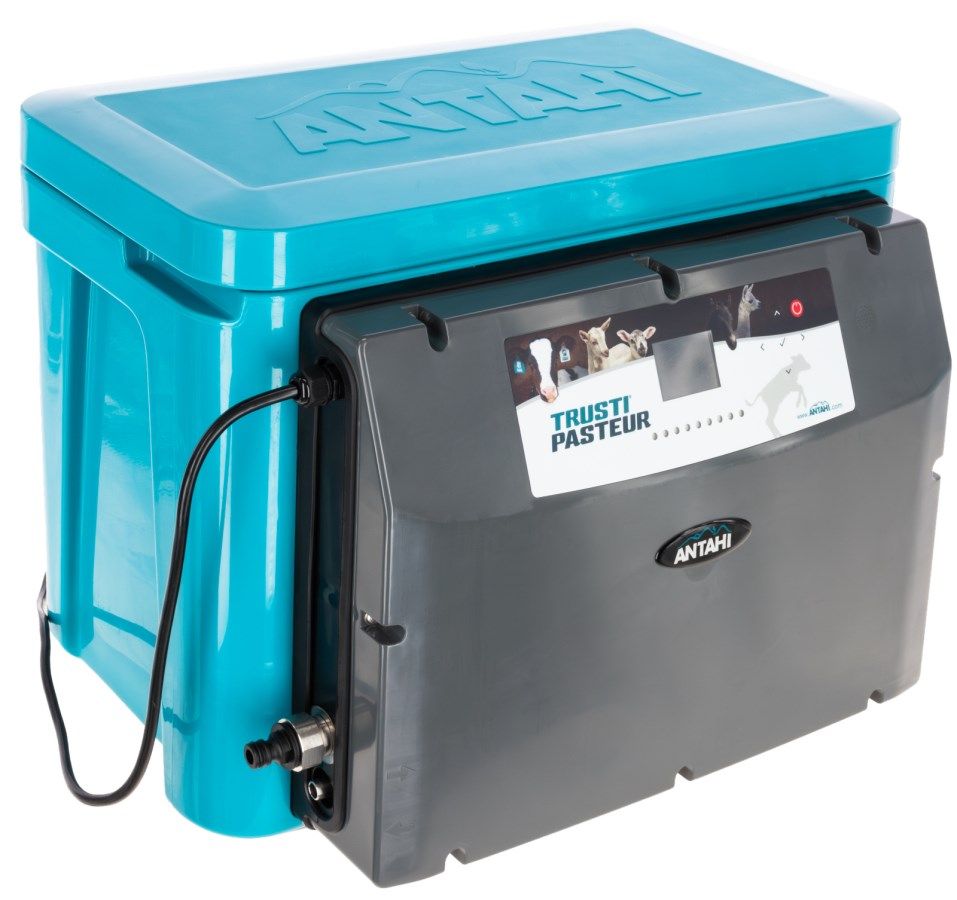 Kerbl Trusti Pasteur Pro Pastorizzatore colostro, 2x 4 L