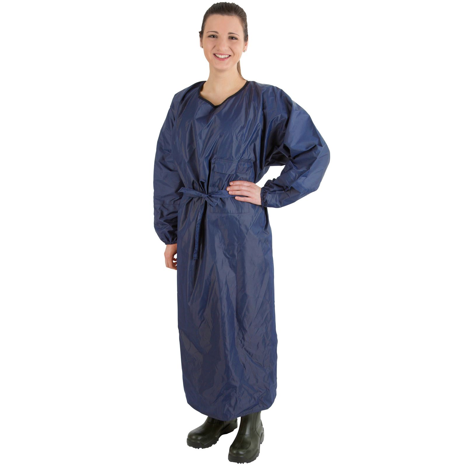 Tablier de traite Kerbl avec manches longues, bleu marine, taille L