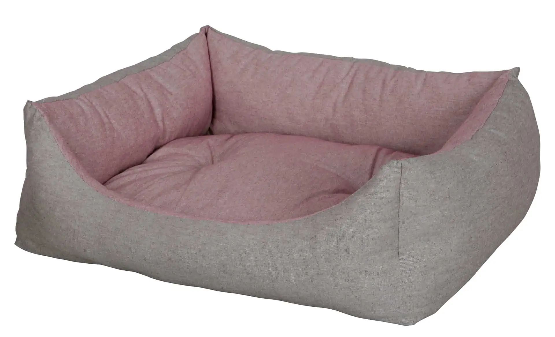 Kuschelbett Golden rot/braun 45x60x21 cm