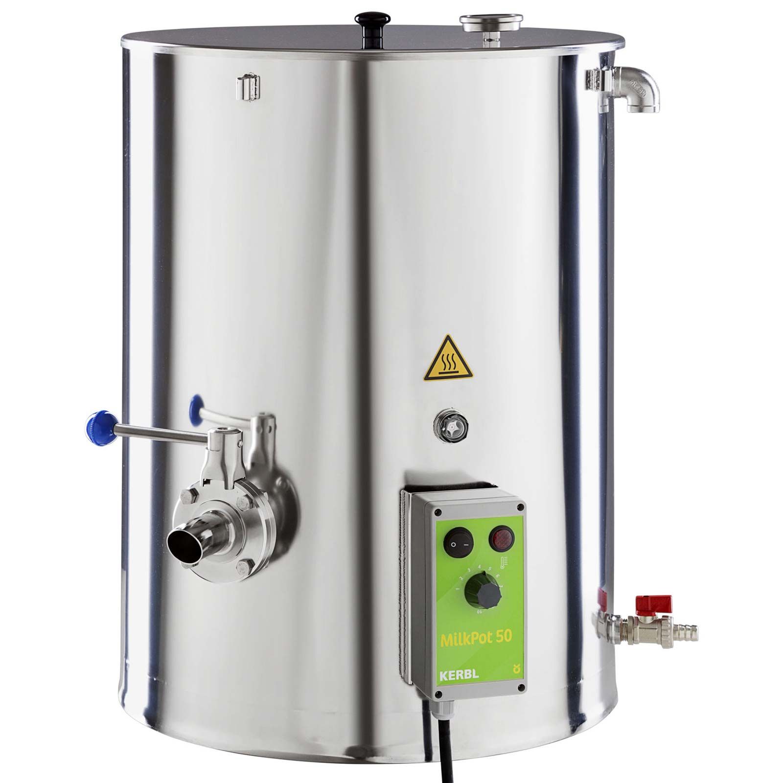 Chauffe-lait Kerbl MilkPot 50 litres avec bain-marie