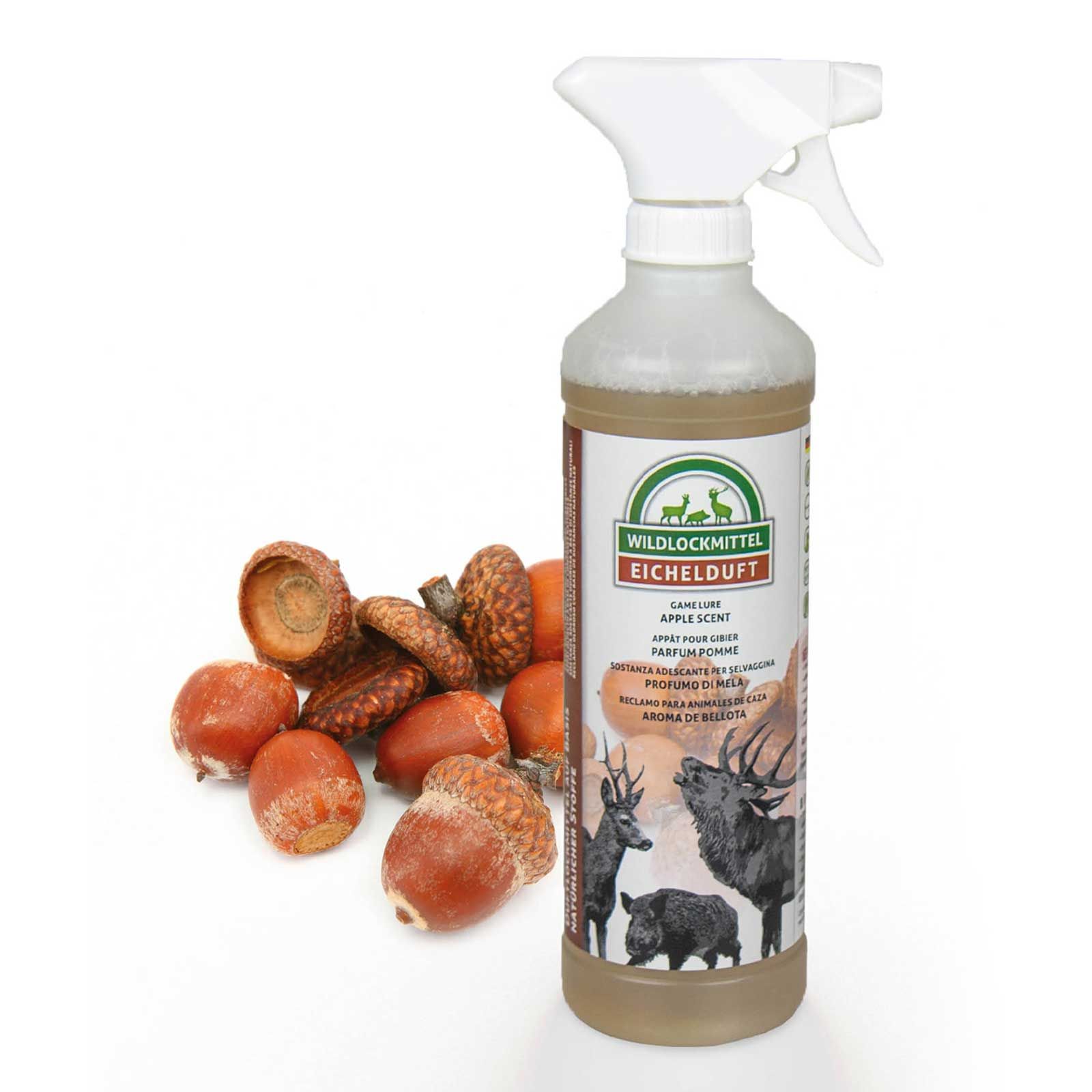 Spray attrattivo per selvaggina 500 ml, Aroma di ghianda
