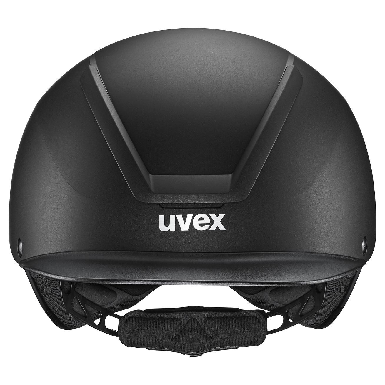 uvex cască de echitație ixxo active, calotă hardshell, EN 1384:2023, negru mat, 53-54 cm