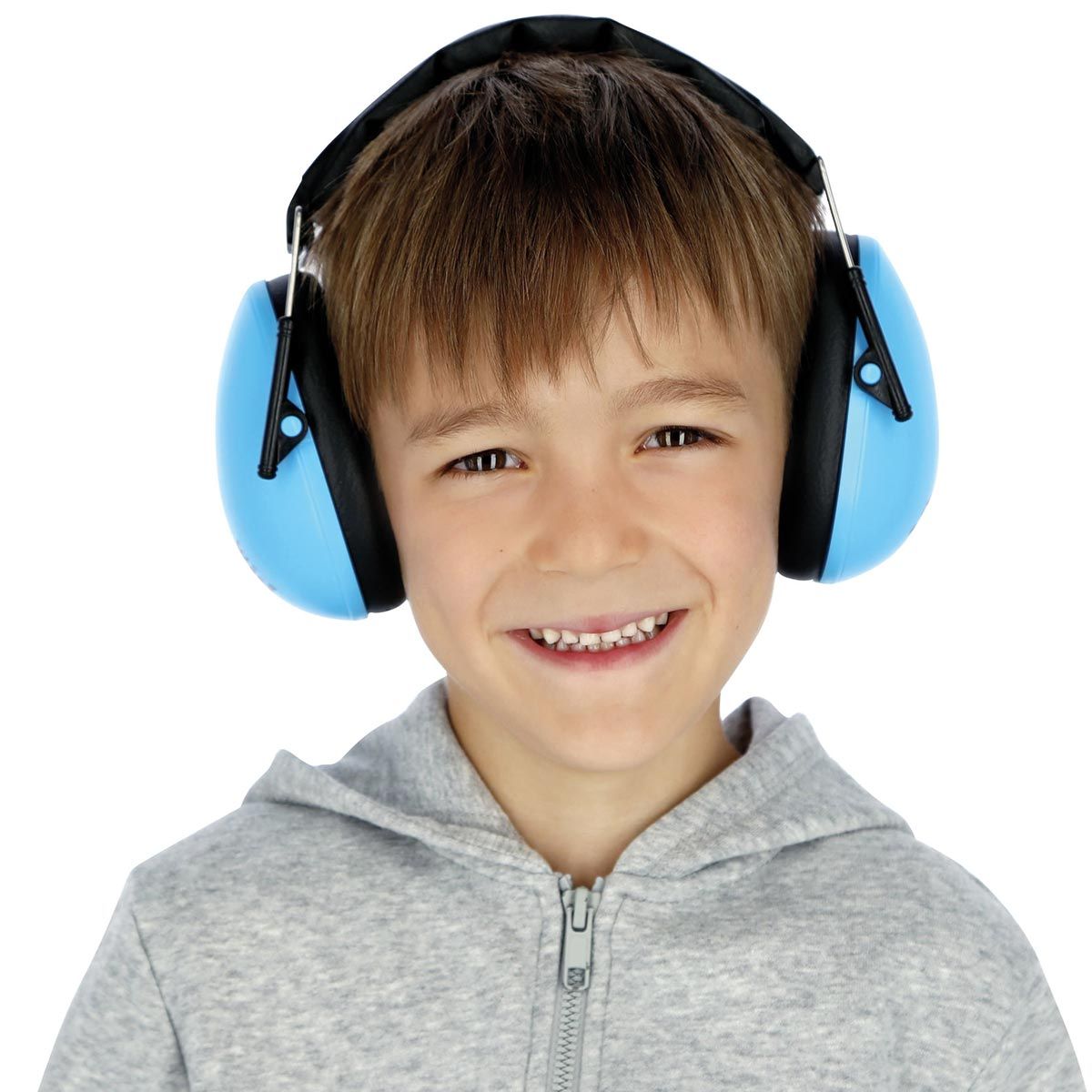 Kerbl Gehörschutz für Kinder, blau, 4-12 Jahre, SNR 24 dB, im Einsatz