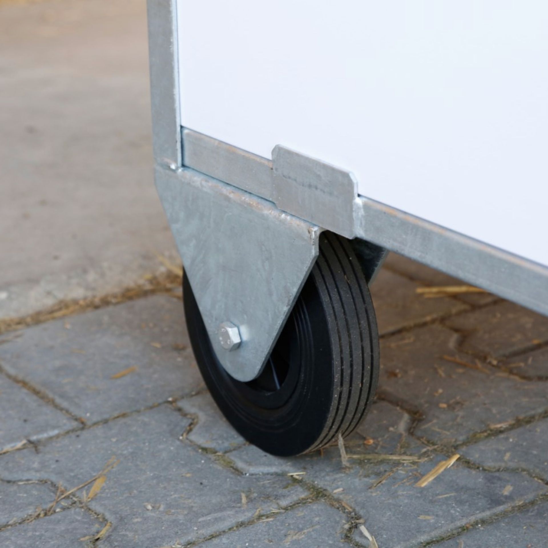wheel, caster, polyurethane, metal frame, brake wheel