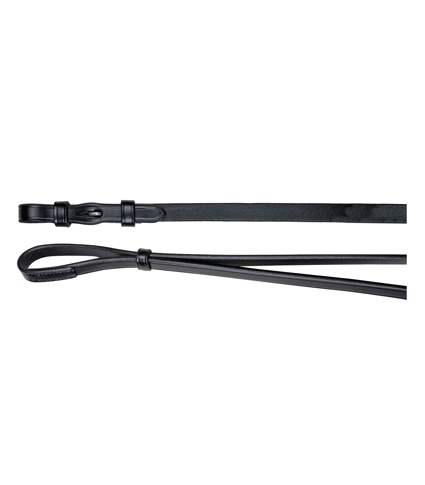 Waldhausen Kandarenzügel Leder 13 mm, schwarz, mit Haken