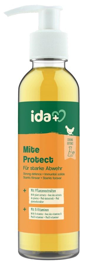 IdaPlus MiteProtect kiegészítő takarmány baromfinak, 200 ml, csomagolás