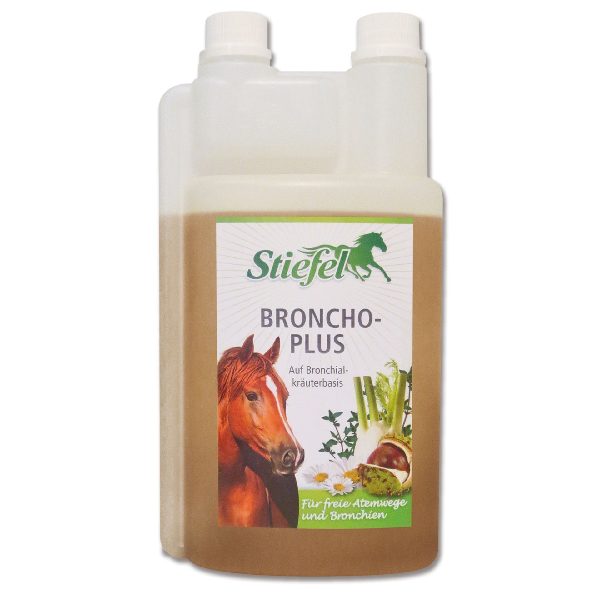Stiefel Broncho-Plus Bronkiell Vätska för Häst, 1000 ml