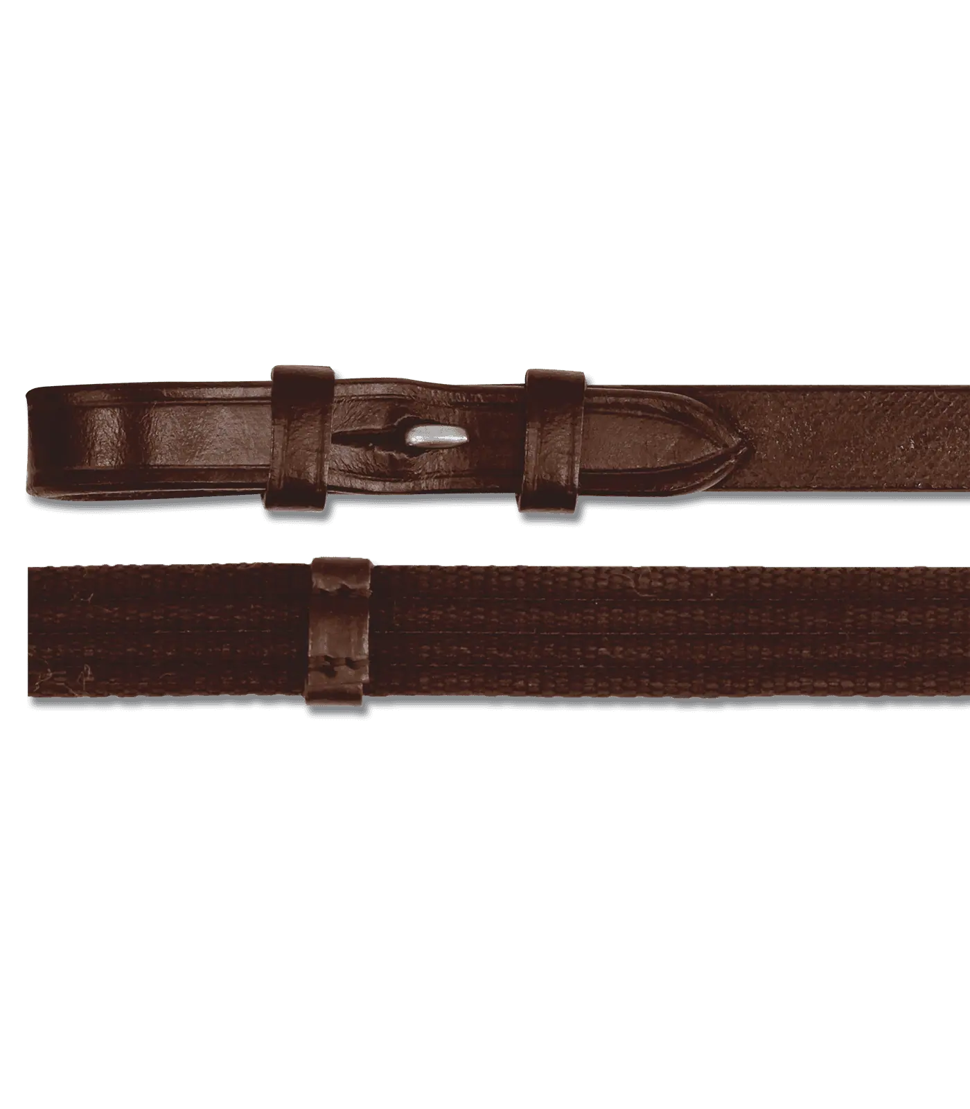 Rênes Waldhausen à crochets, 19 mm, FULL – arrêtoirs cuir, marron