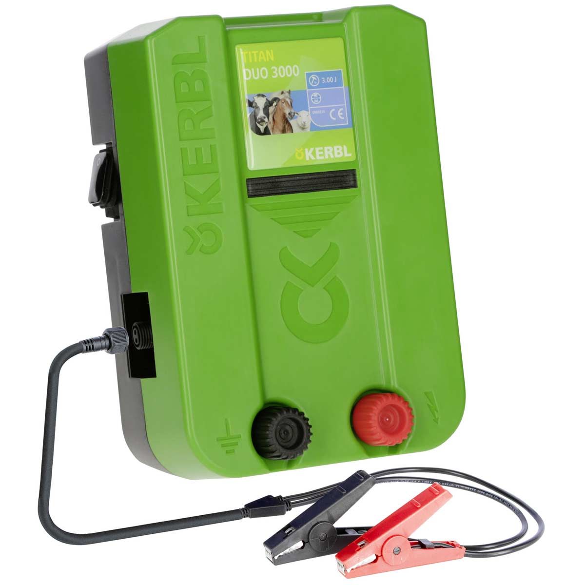 Kerbl TITAN DUO 3000 villanypásztor készülék 12V / 230V, 3 Joule