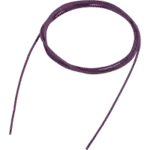 Violettes Kabel oder Seil, zu einer Schlaufe gelegt