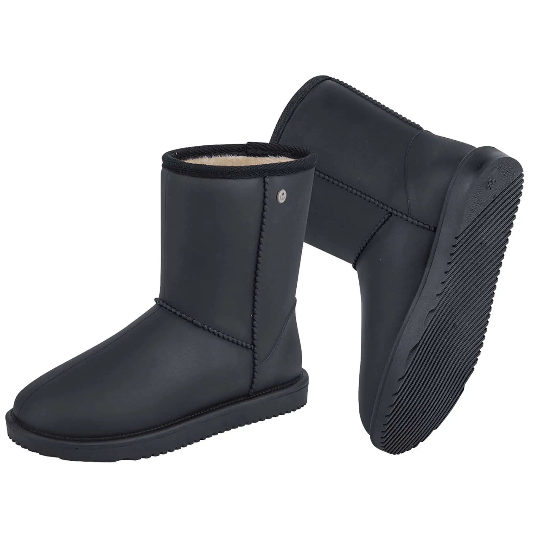 Bottines ELT Rainless imperméables doublure polaire chaude, noir 34