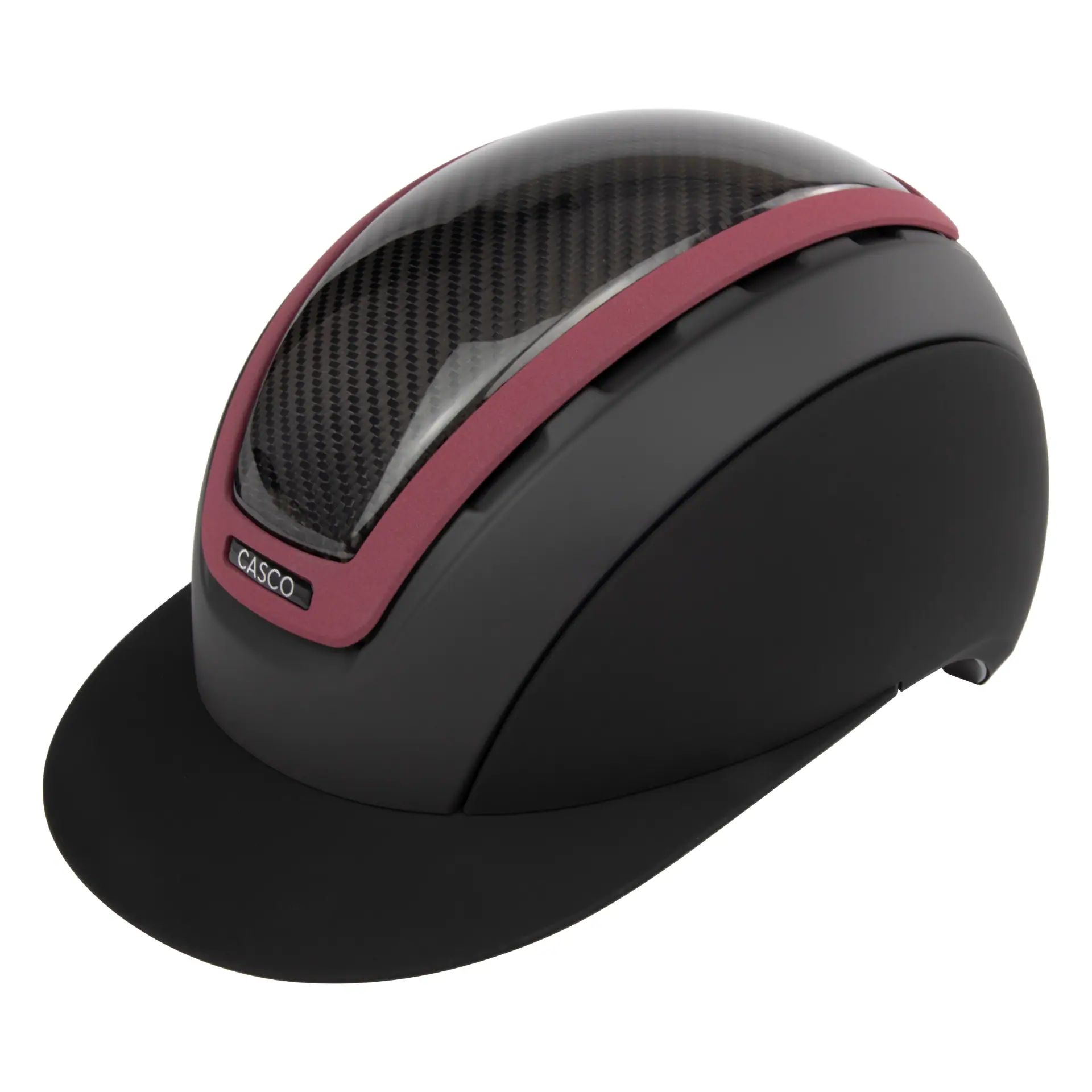 Casque d'équitation Casco Elite Precision, top carbone, sportif, vue de côté