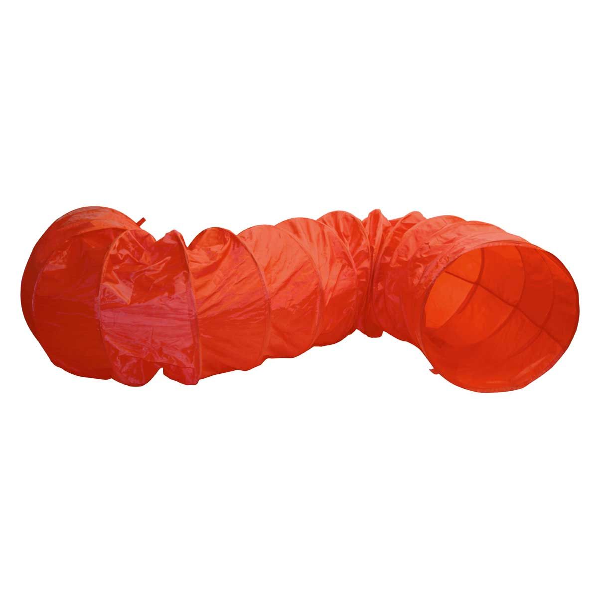 Kerbl Tunnel Agility per cani 5m, rosso, Ø 60 cm, nylon con borsa, vista laterale