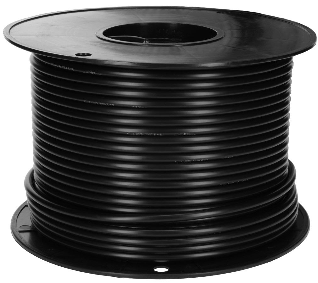 spool, cable, cord, black, coiled