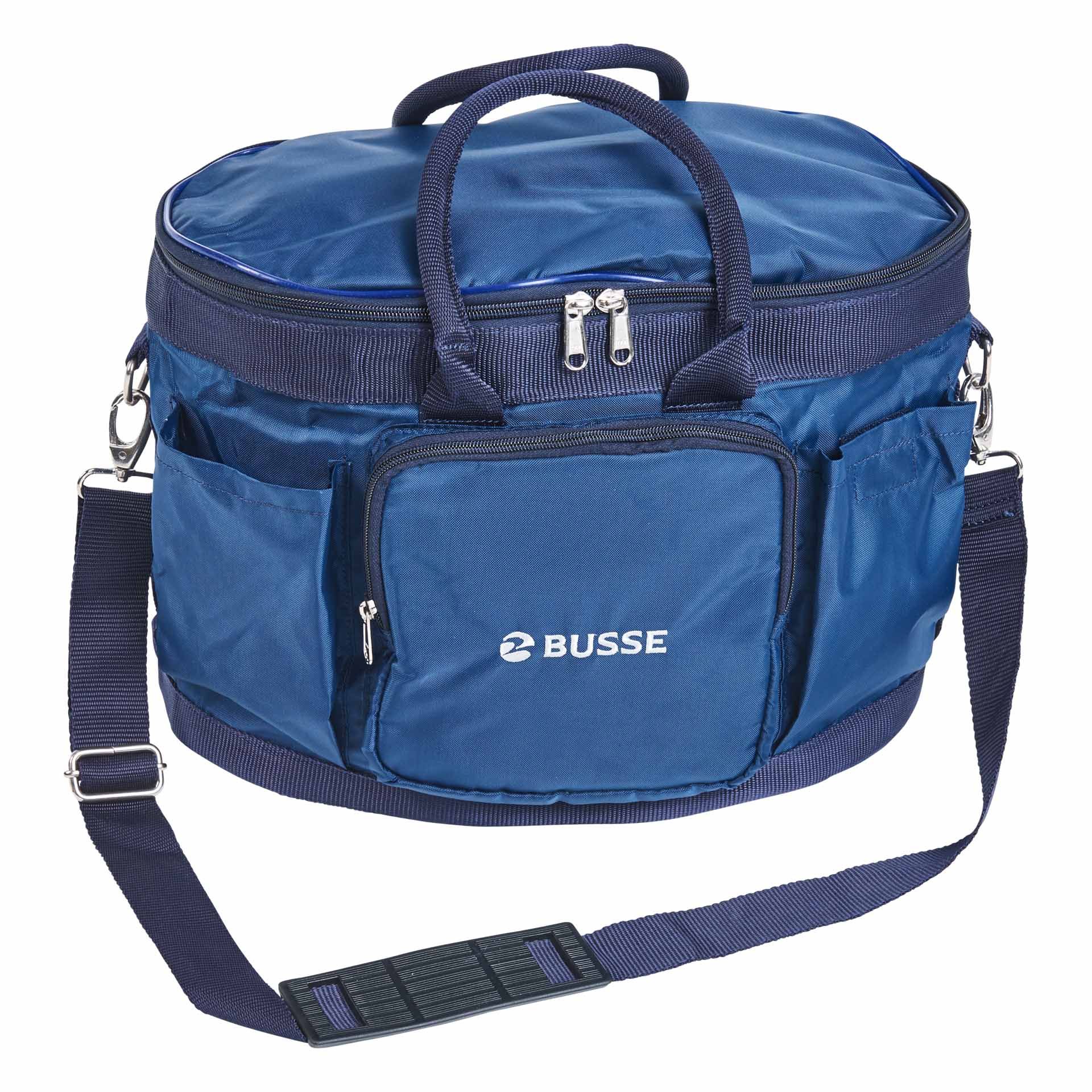 Sac de pansage BUSSE RIO, rangement robuste pour matériel de soin, bleu marine