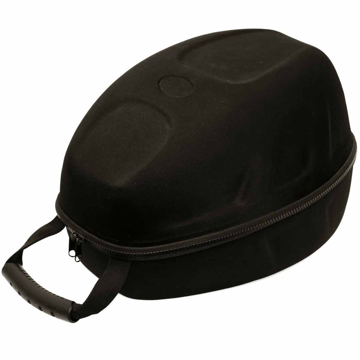 Covalliero husă pentru cască de echitație, neagră, cu plasă elastică și mâner