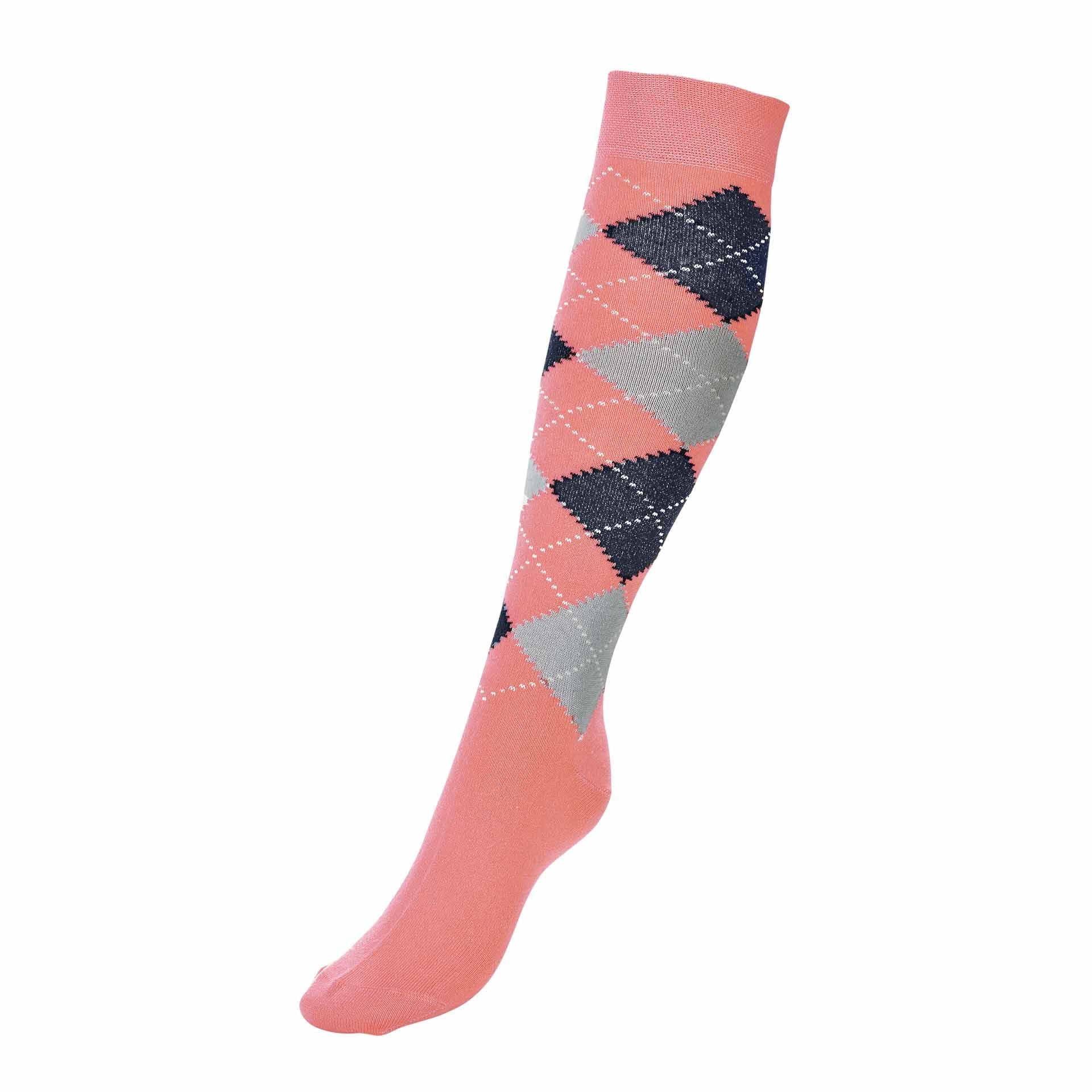 BUSSE Socken BASIC-KARO III 35-38 konfetti/navy/grey