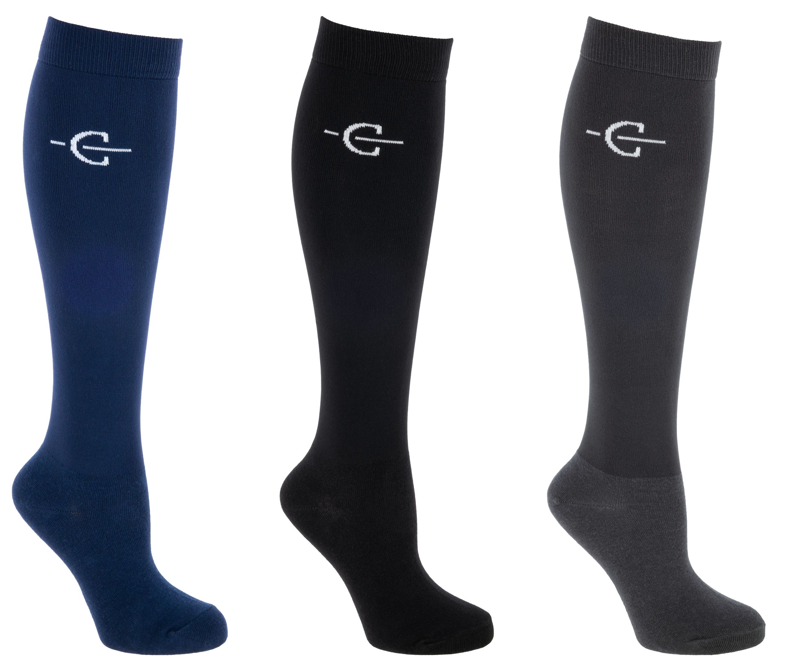 Kniestrümpfe, Socken, Stützstrumpf, einfarbig, Wadenlänge