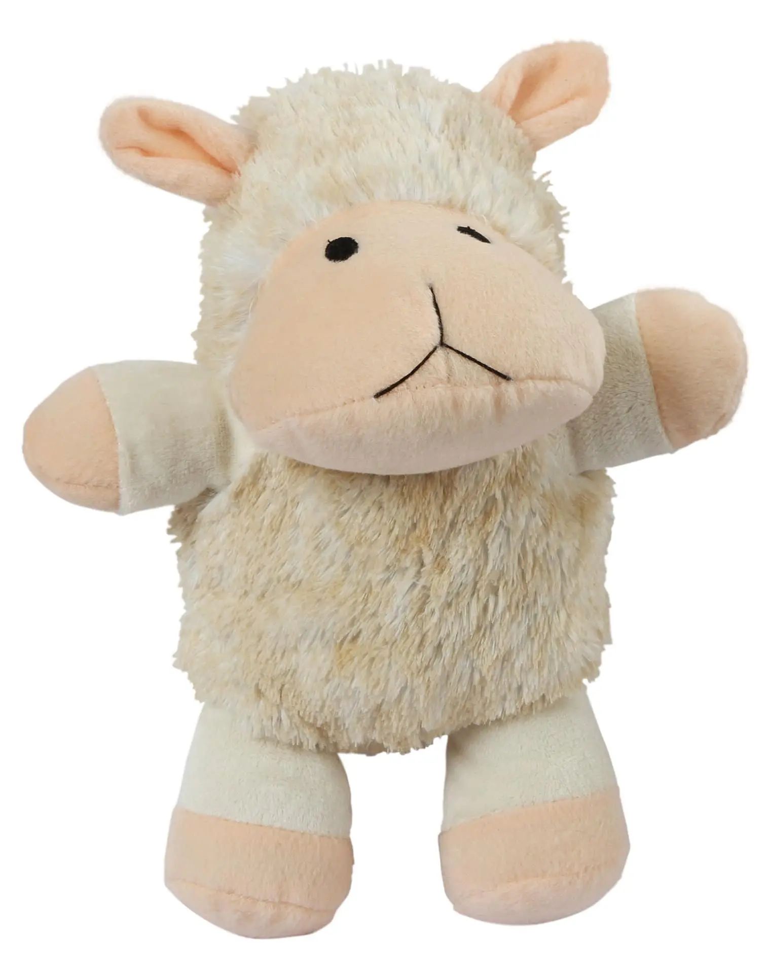 Kerbl Shaggy Sheep Dog Toy with Squeaker, Chenille, 24 cm