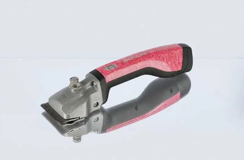 Tondeuse à batterie Aesculap Bonum Pro pour chevaux, rose, vue de côté