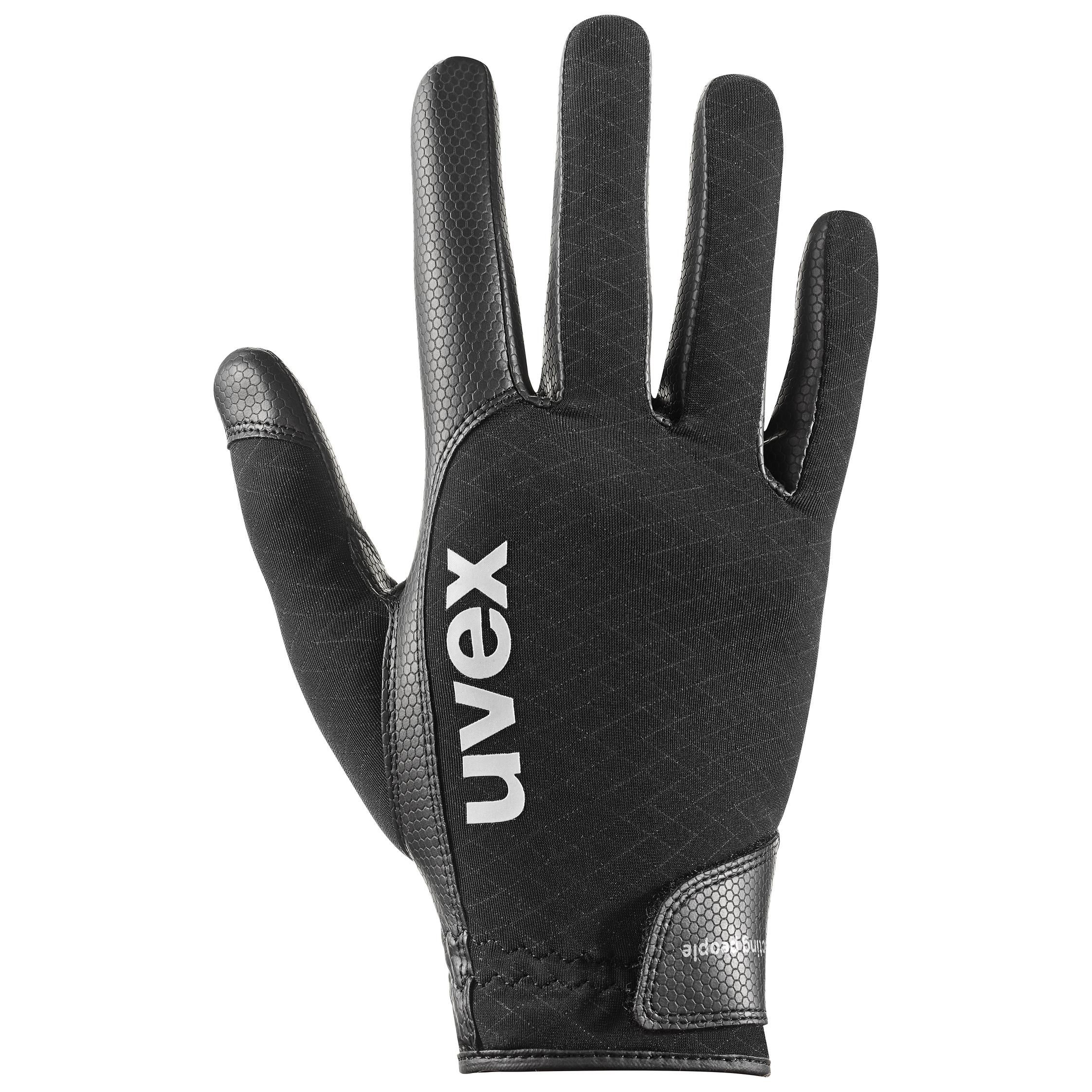 uvex ridhandskar vida carbon, kolfibertrådar och touchfingertoppar, svart 6