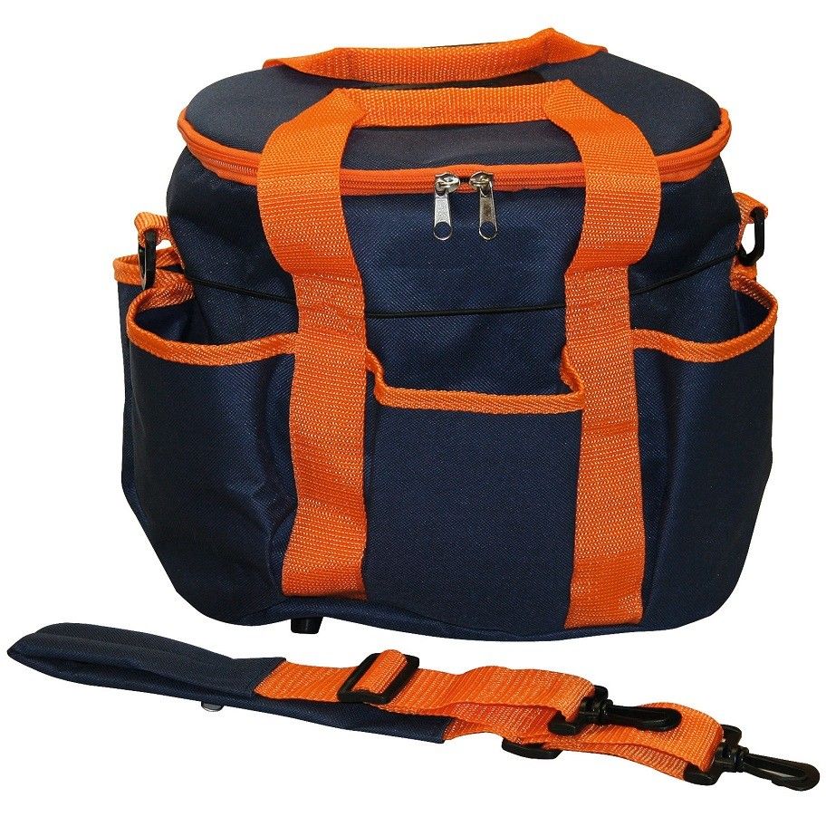 Kerbl Rengöringsväska för hygienartiklar navy/orange