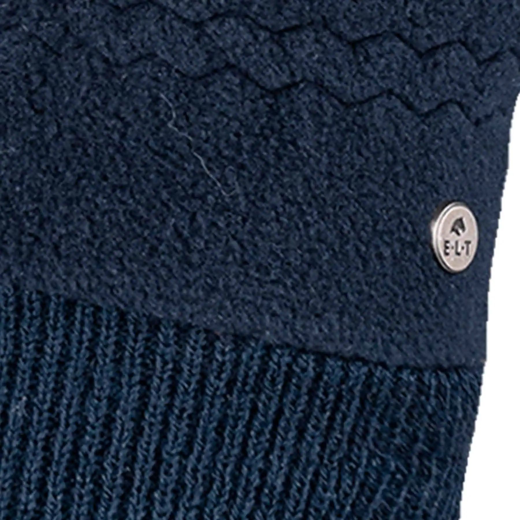 ELT Lucky Giselle Fleece Riding Gloves, Kids, Warm Grip, detail view, logo