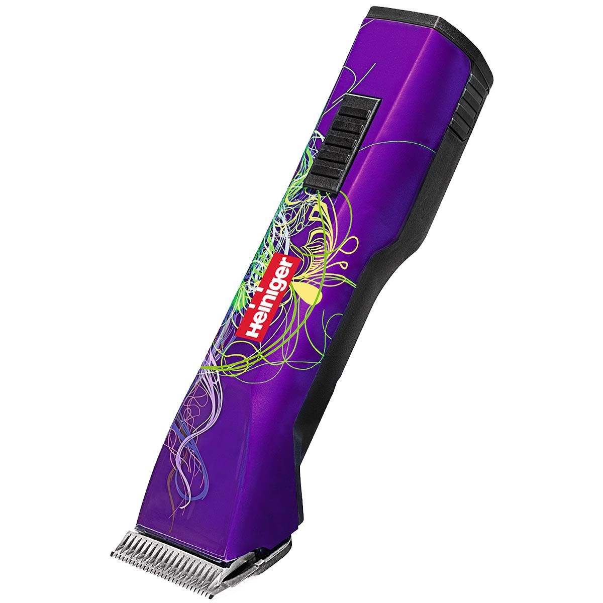 Heiniger Saphir Style Klippmaskin, 2x batteri inklusive, sidovy