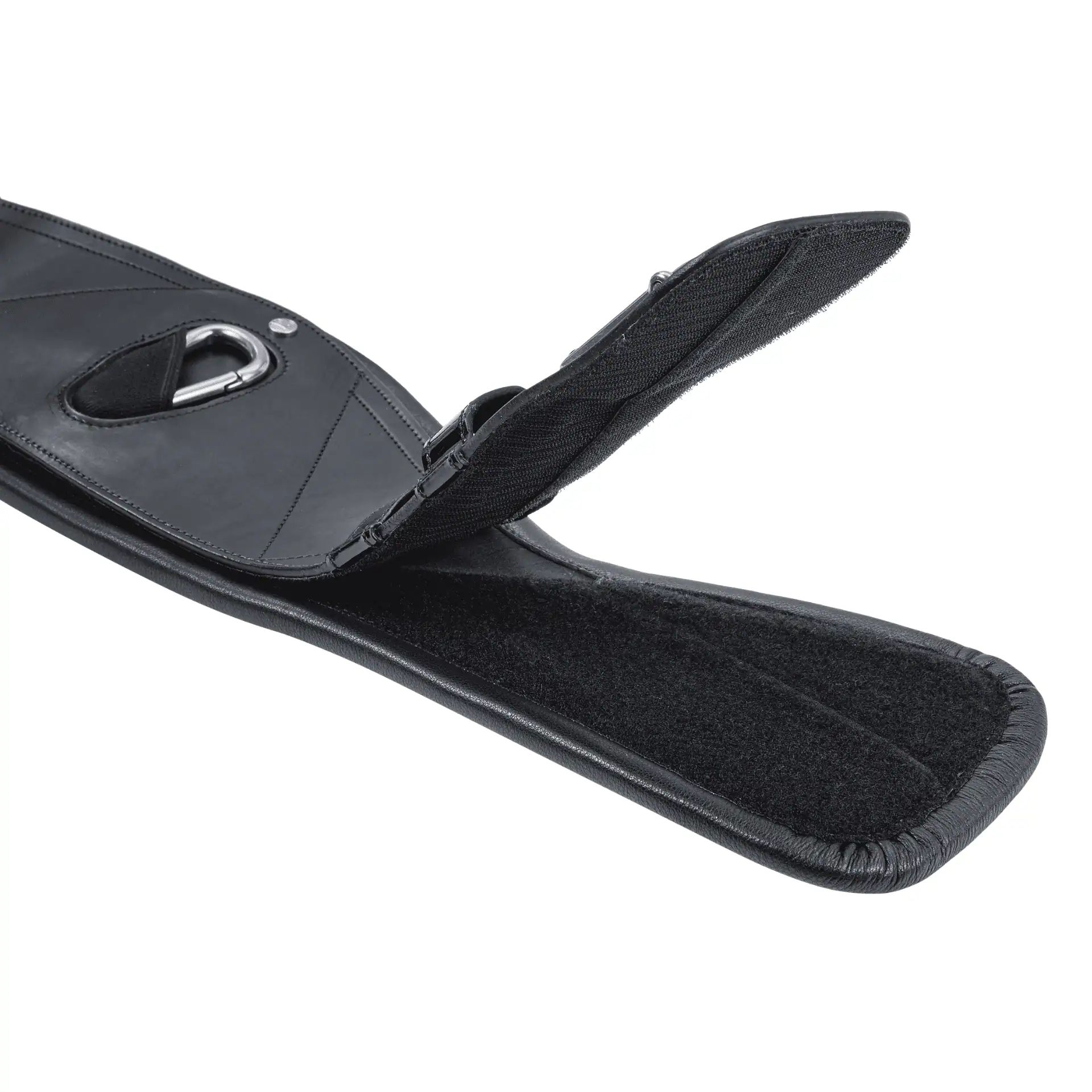 BUSSE Passage Line CS Dressage Girth in Crescent Shape, 3 Paddings, detail view, closure
